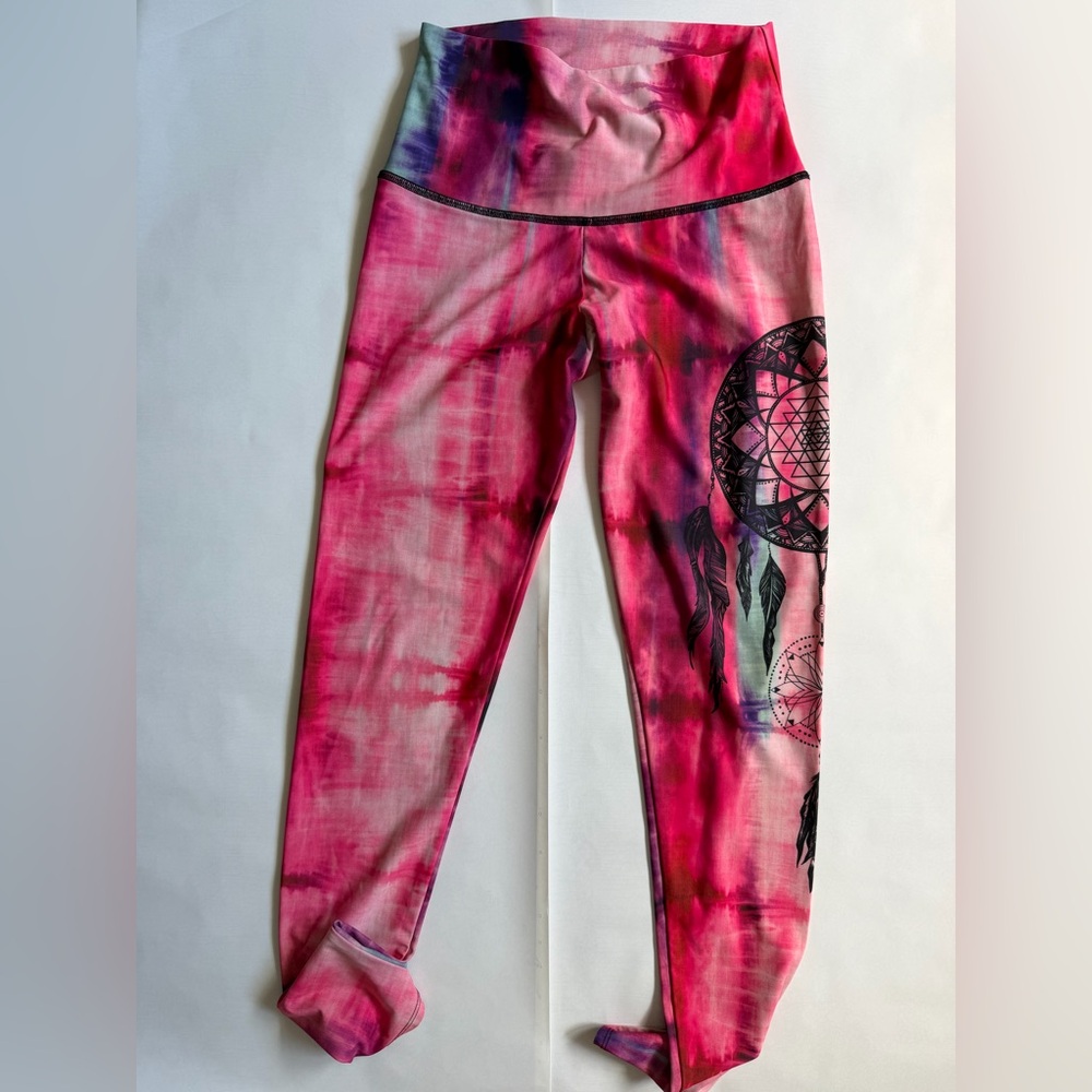 Onzie High-Waisted Tie Dye Dreamcatcher Leggings - Medium